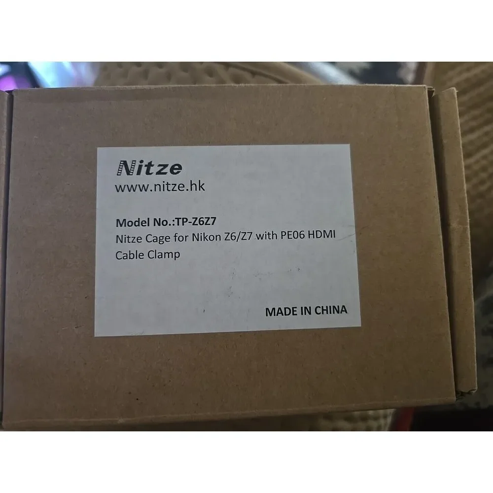 Nitze Z6/Z7 Camera Cage for Nikon Z6/Z7 with Cable Clamp - SKU#1643413